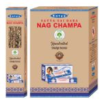 Nag Champa Satya Handrolled Smudge Incense Sticks, 9 Sticks x 12 Boxes